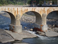 72水災後的糯米橋樣貌