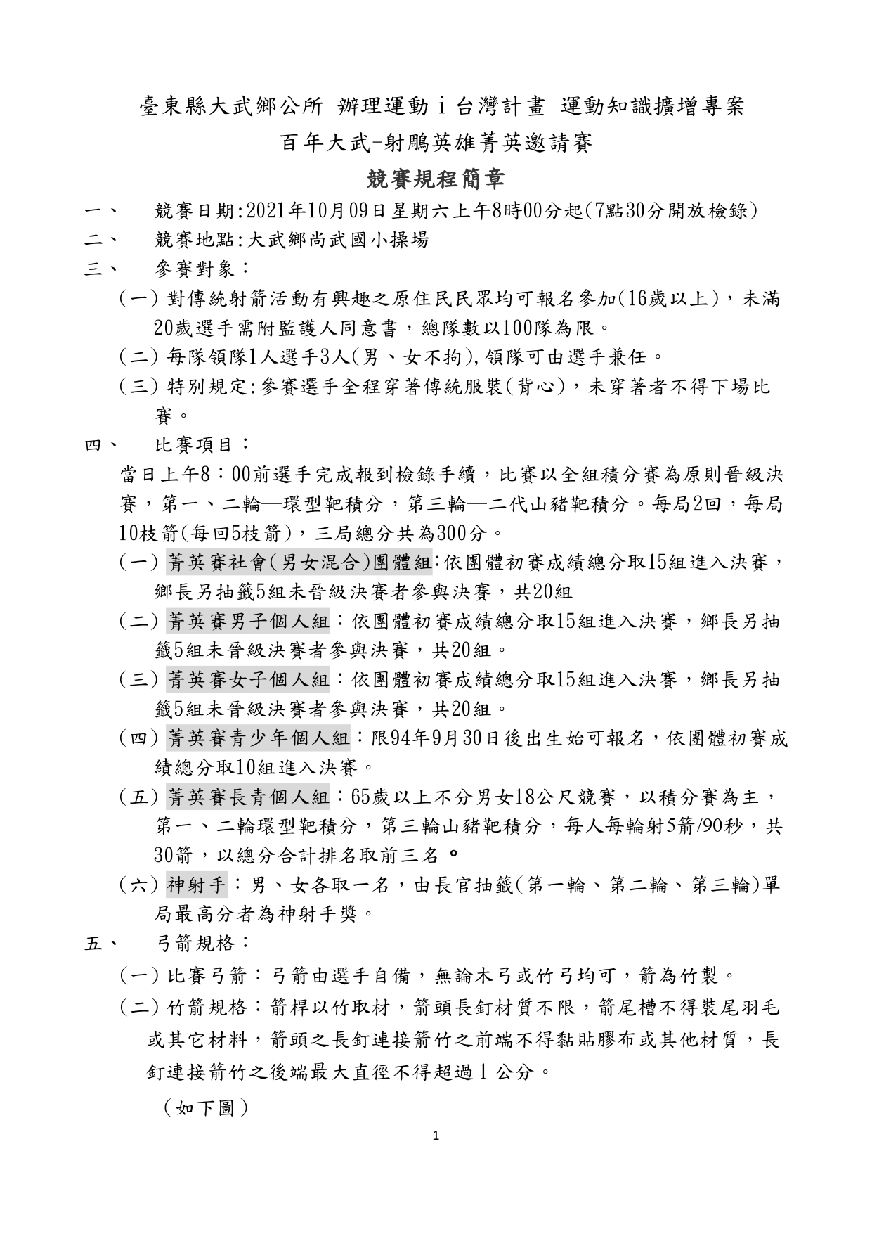 競賽章程1
