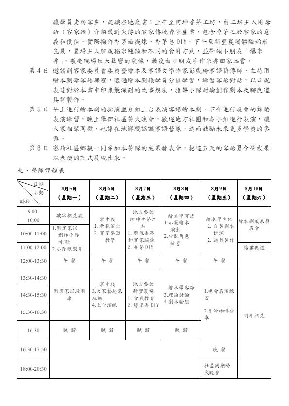 : 人文夏令營活動介紹